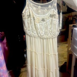 Beautiful Free people beaded maxi dress med